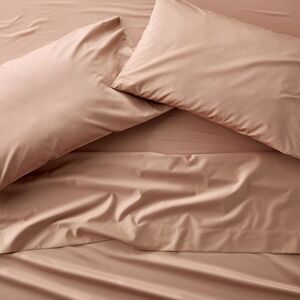 Casaluna - California King 600 Thread Count Sateen Sheet Set  Clay